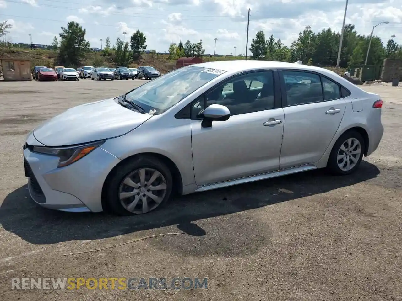 1 fotografías del automóvil dañado 5YFEPMAE8MP168676 TOYOTA COROLLA 2021