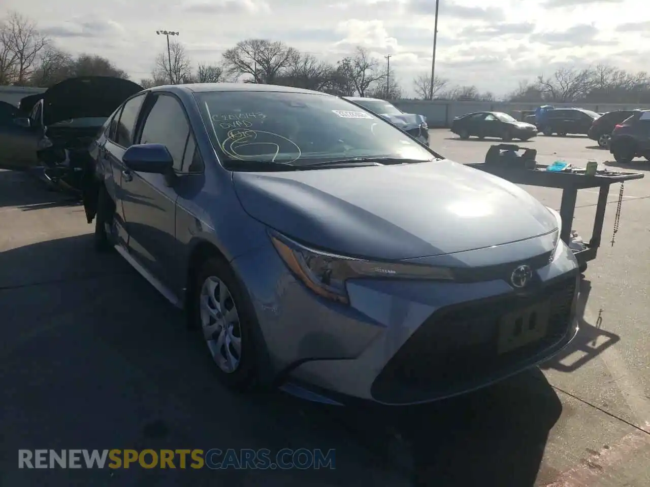 1 Photograph of a damaged car 5YFEPMAE8MP171366 TOYOTA COROLLA 2021