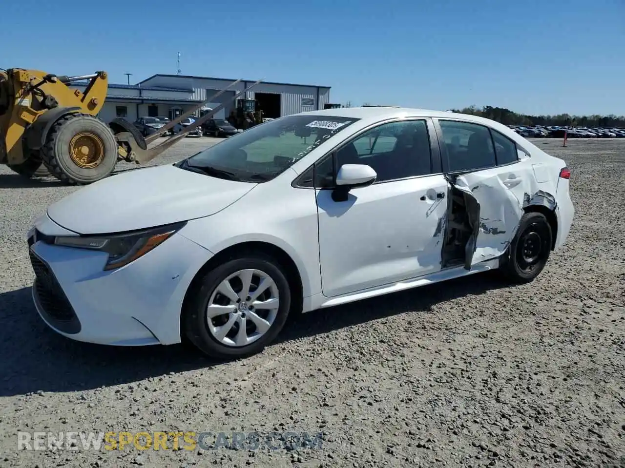 1 Photograph of a damaged car 5YFEPMAE8MP172100 TOYOTA COROLLA 2021