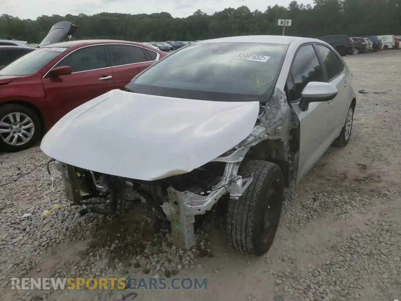 2 Photograph of a damaged car 5YFEPMAE8MP172257 TOYOTA COROLLA 2021