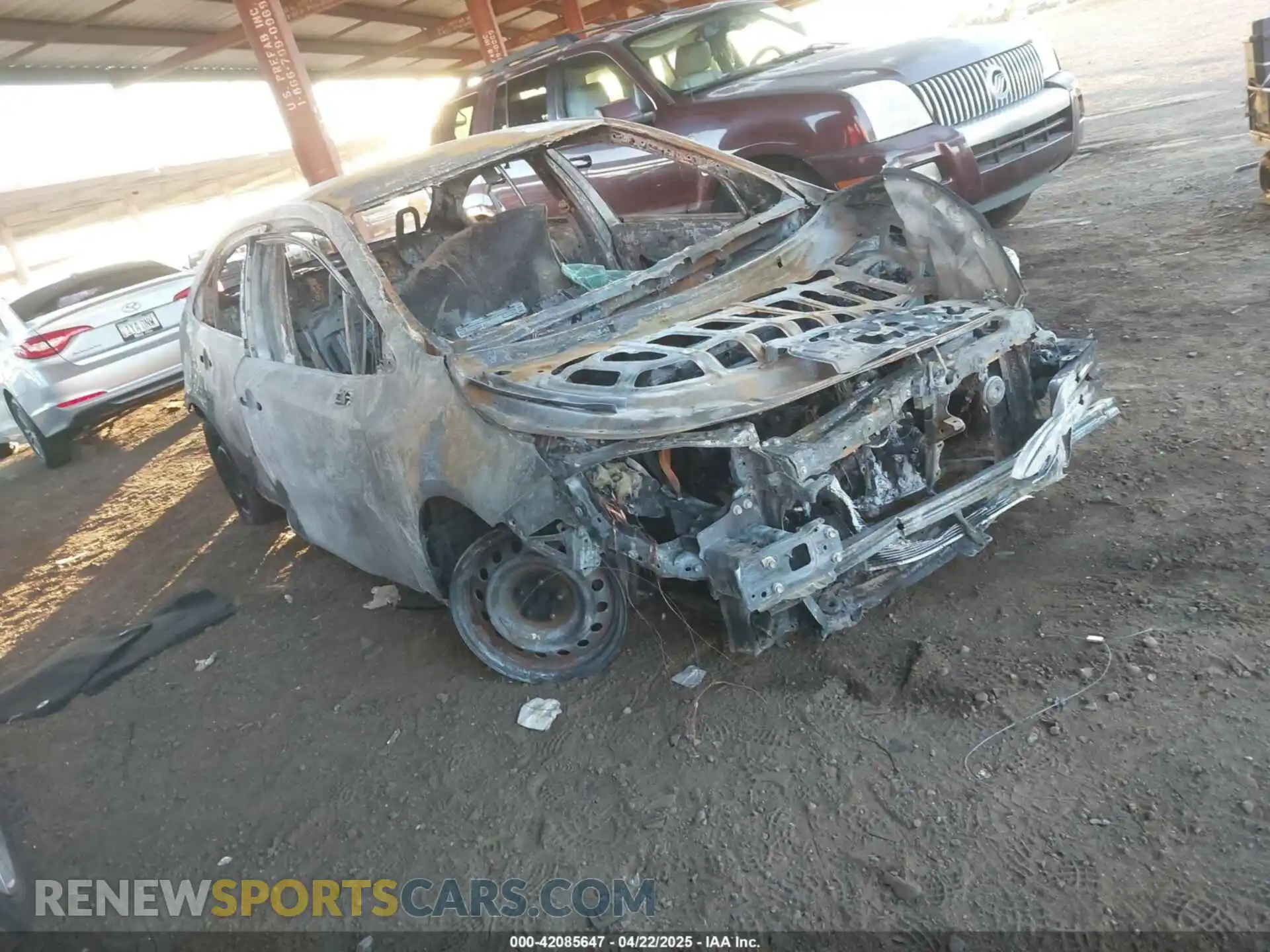 1 Photograph of a damaged car 5YFEPMAE8MP172579 TOYOTA COROLLA 2021