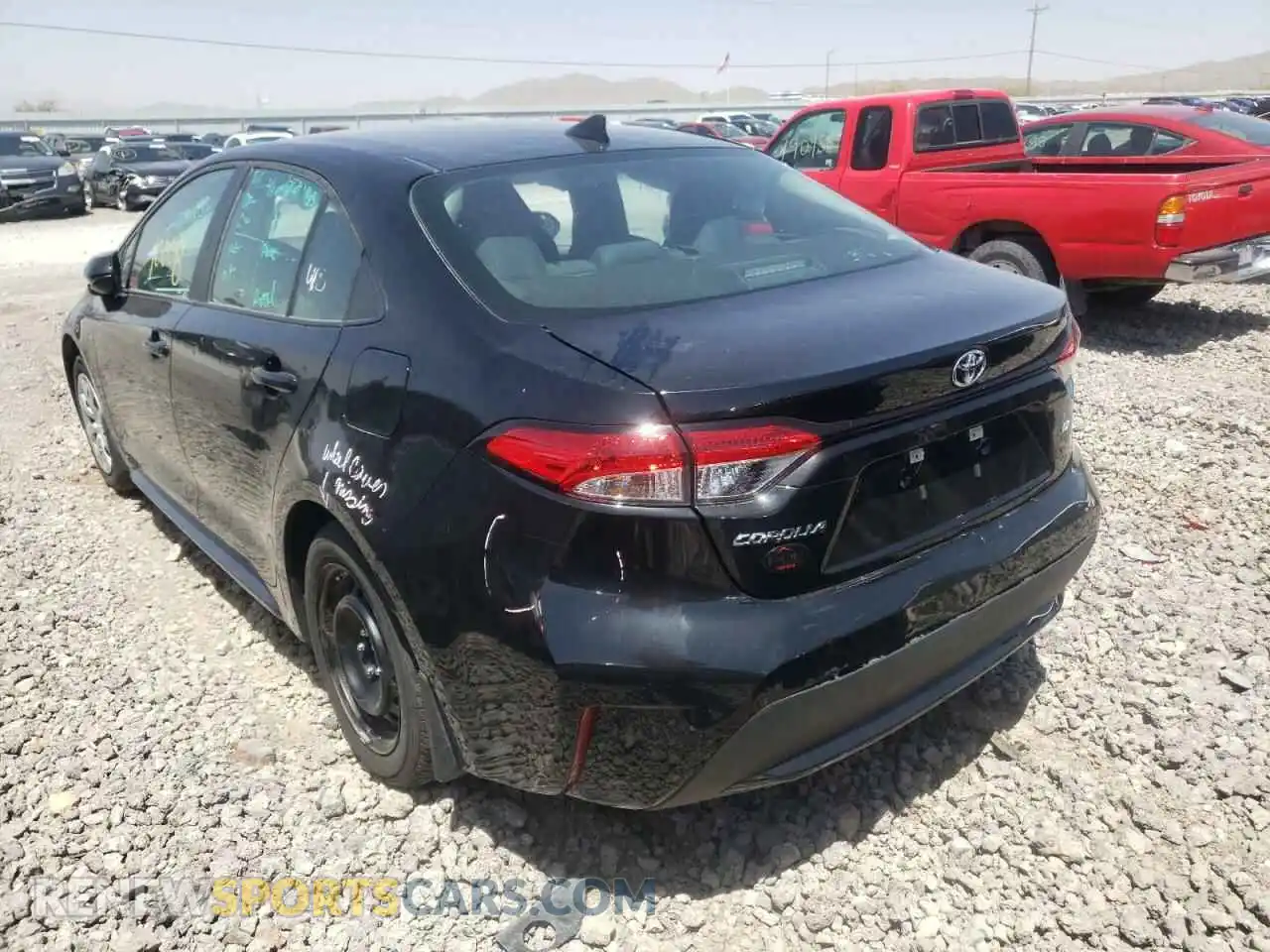 3 Photograph of a damaged car 5YFEPMAE8MP173473 TOYOTA COROLLA 2021