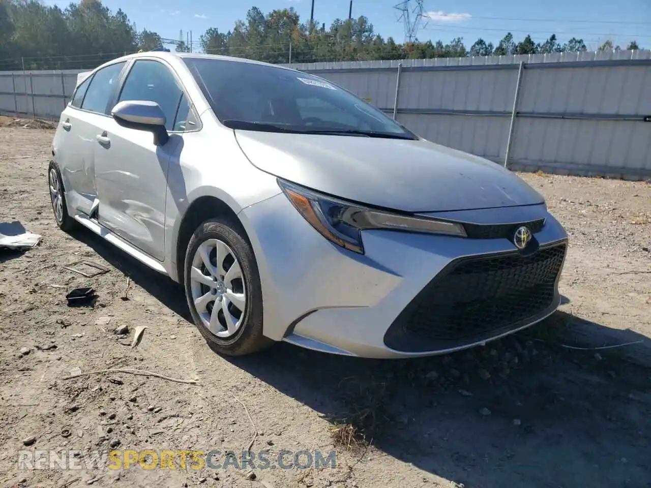 1 Photograph of a damaged car 5YFEPMAE8MP174977 TOYOTA COROLLA 2021