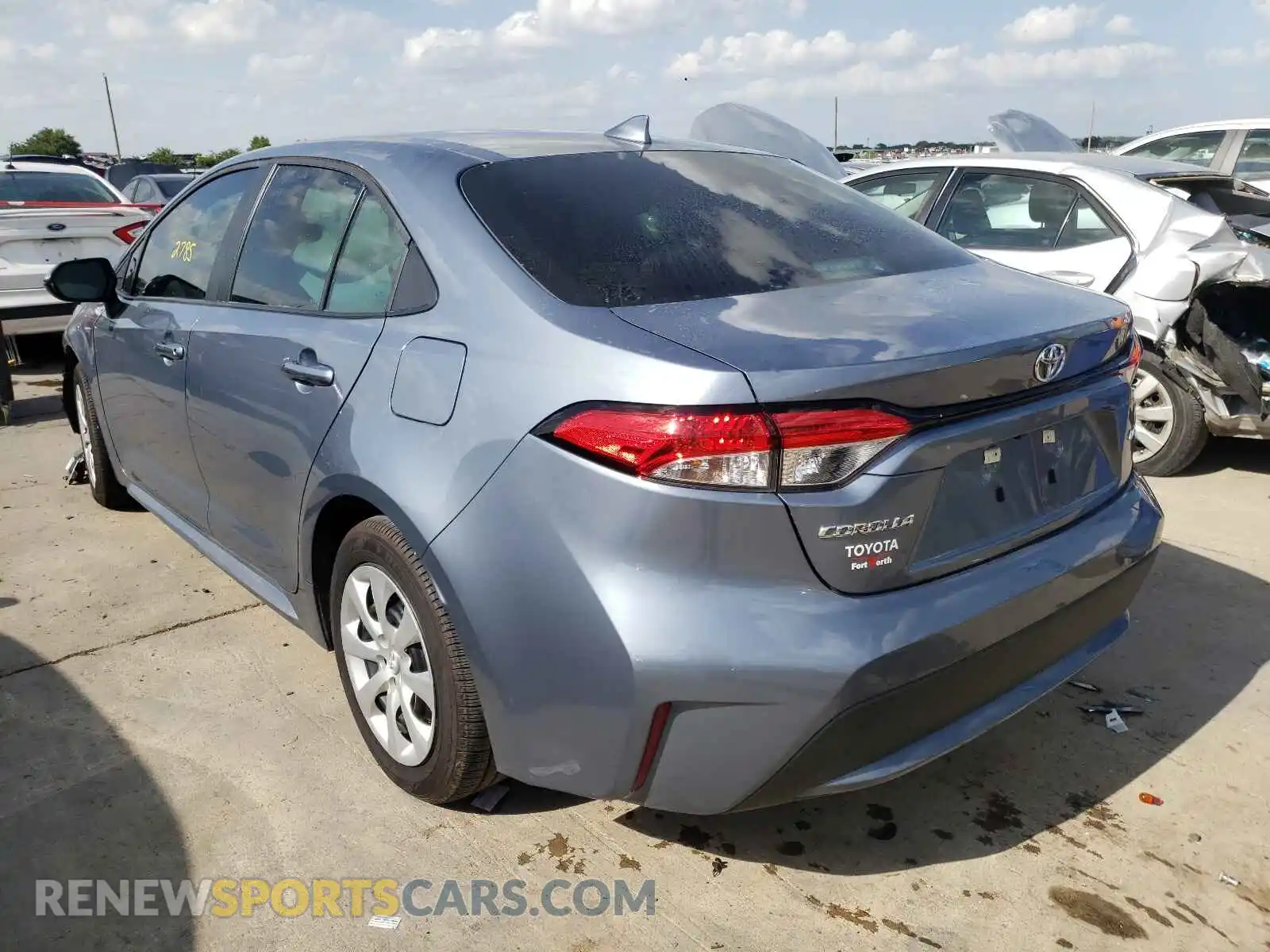 3 Photograph of a damaged car 5YFEPMAE8MP179287 TOYOTA COROLLA 2021