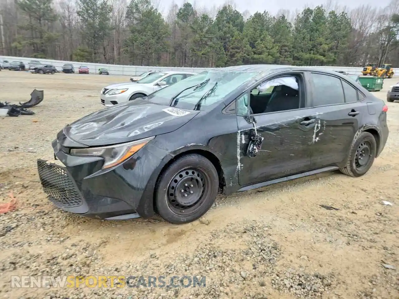 1 Photograph of a damaged car 5YFEPMAE8MP179418 TOYOTA COROLLA 2021
