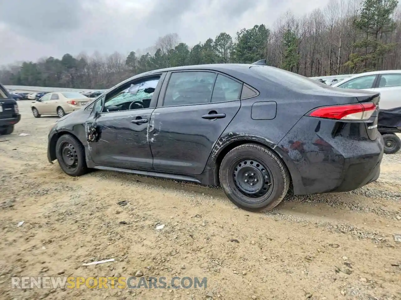 2 Photograph of a damaged car 5YFEPMAE8MP179418 TOYOTA COROLLA 2021