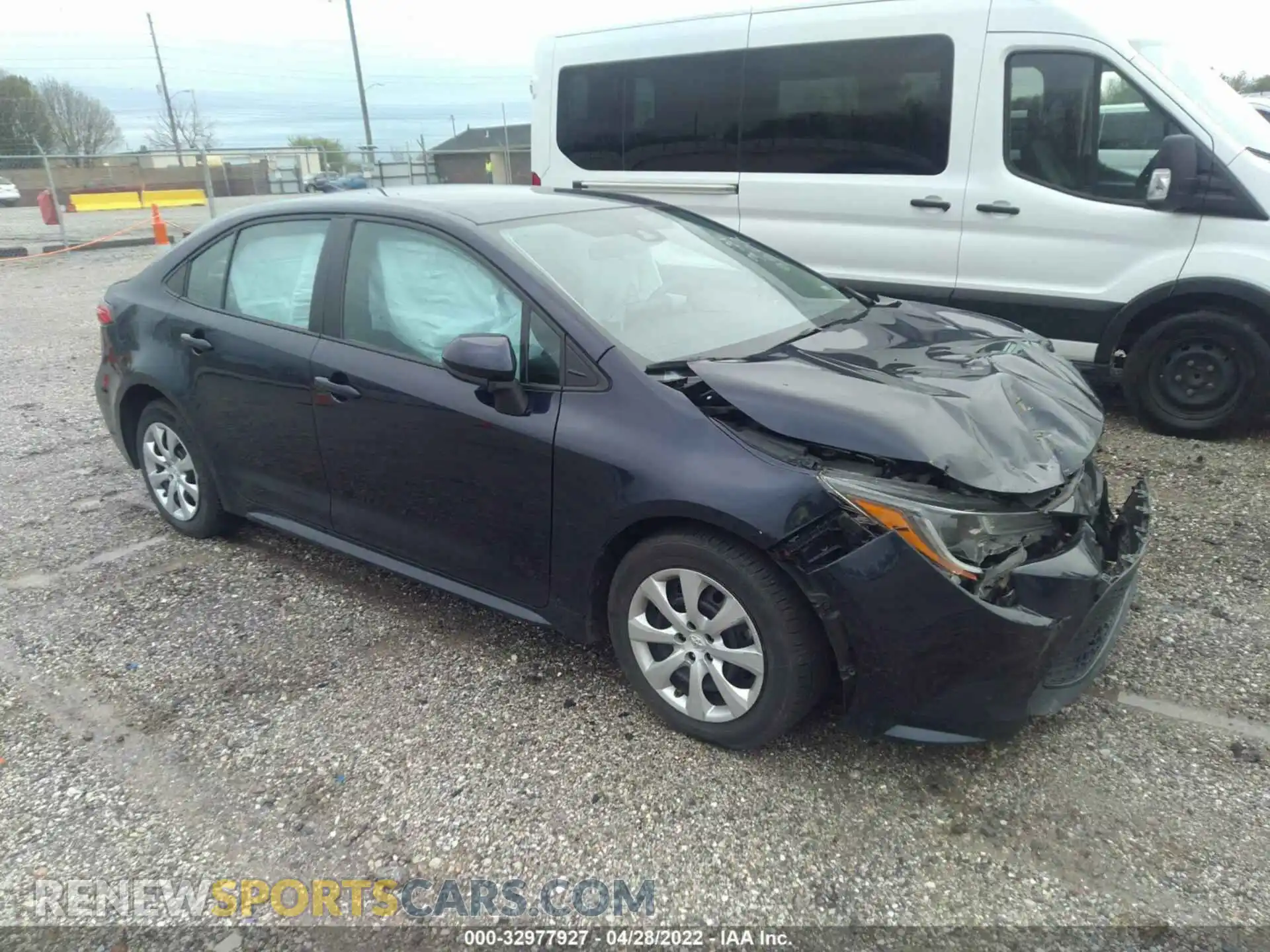 1 fotografías del automóvil dañado 5YFEPMAE8MP179502 TOYOTA COROLLA 2021