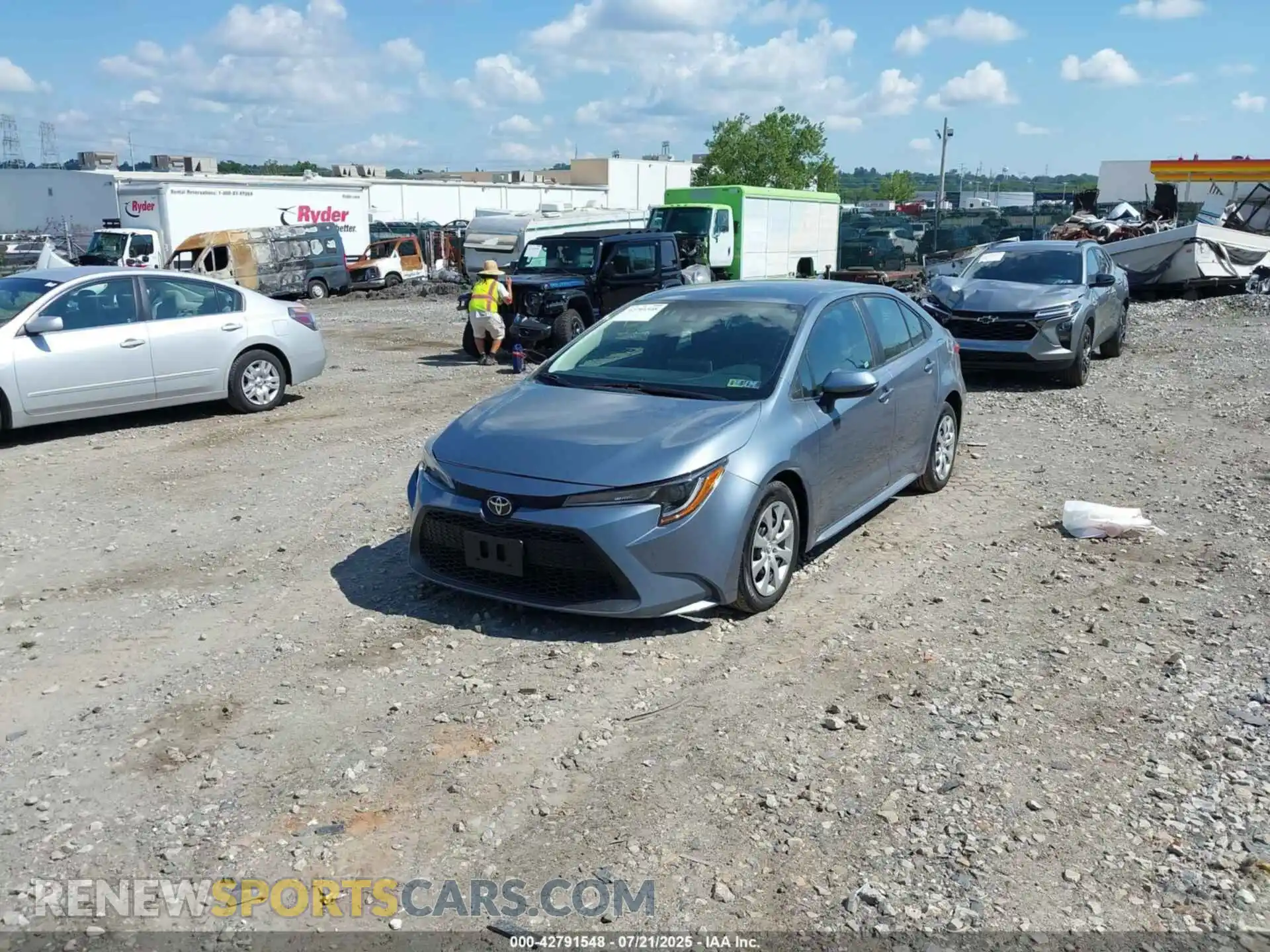 2 Photograph of a damaged car 5YFEPMAE8MP180164 TOYOTA COROLLA 2021