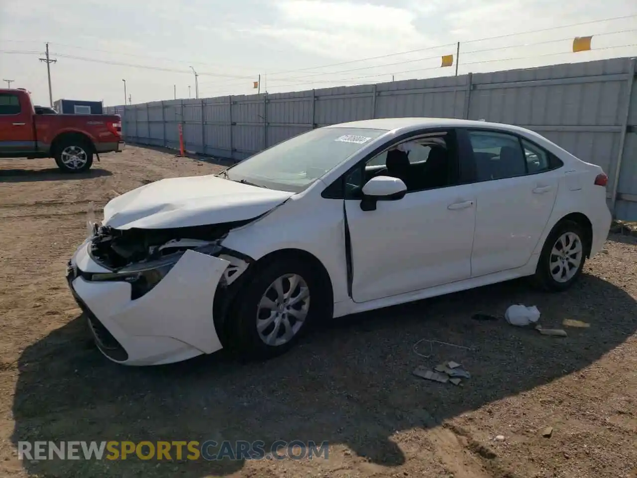 1 Photograph of a damaged car 5YFEPMAE8MP180567 TOYOTA COROLLA 2021