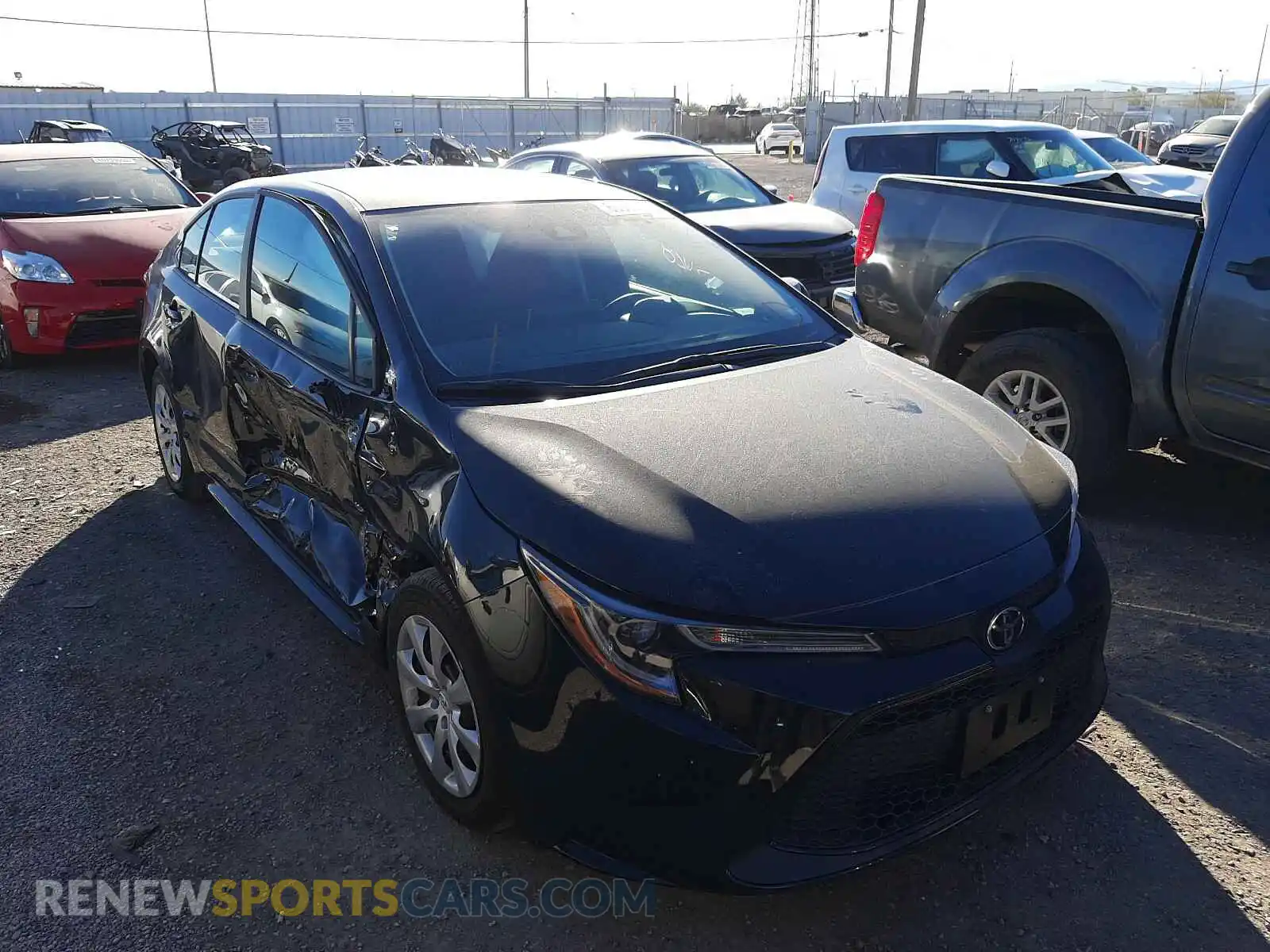 1 Photograph of a damaged car 5YFEPMAE8MP181301 TOYOTA COROLLA 2021