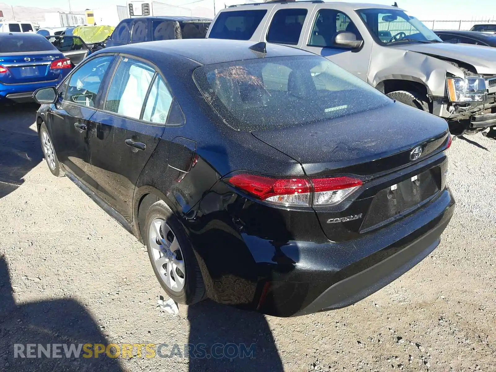 3 Photograph of a damaged car 5YFEPMAE8MP181301 TOYOTA COROLLA 2021