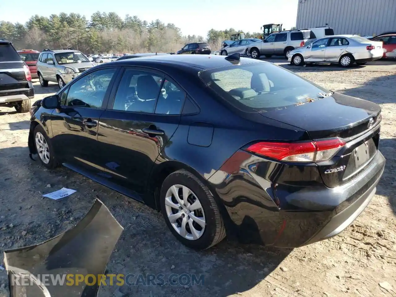 2 Photograph of a damaged car 5YFEPMAE8MP181850 TOYOTA COROLLA 2021