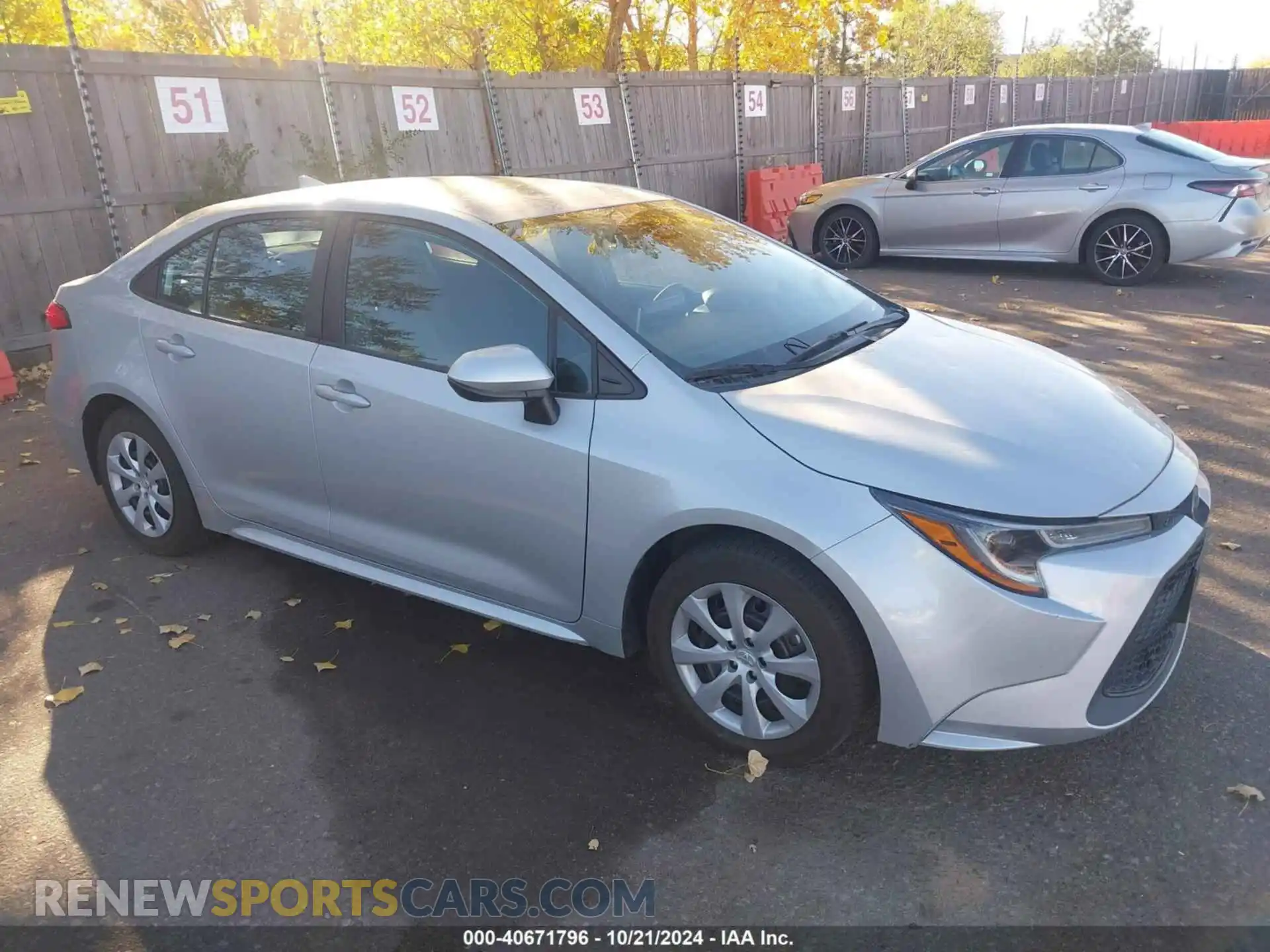 1 Photograph of a damaged car 5YFEPMAE8MP183923 TOYOTA COROLLA 2021