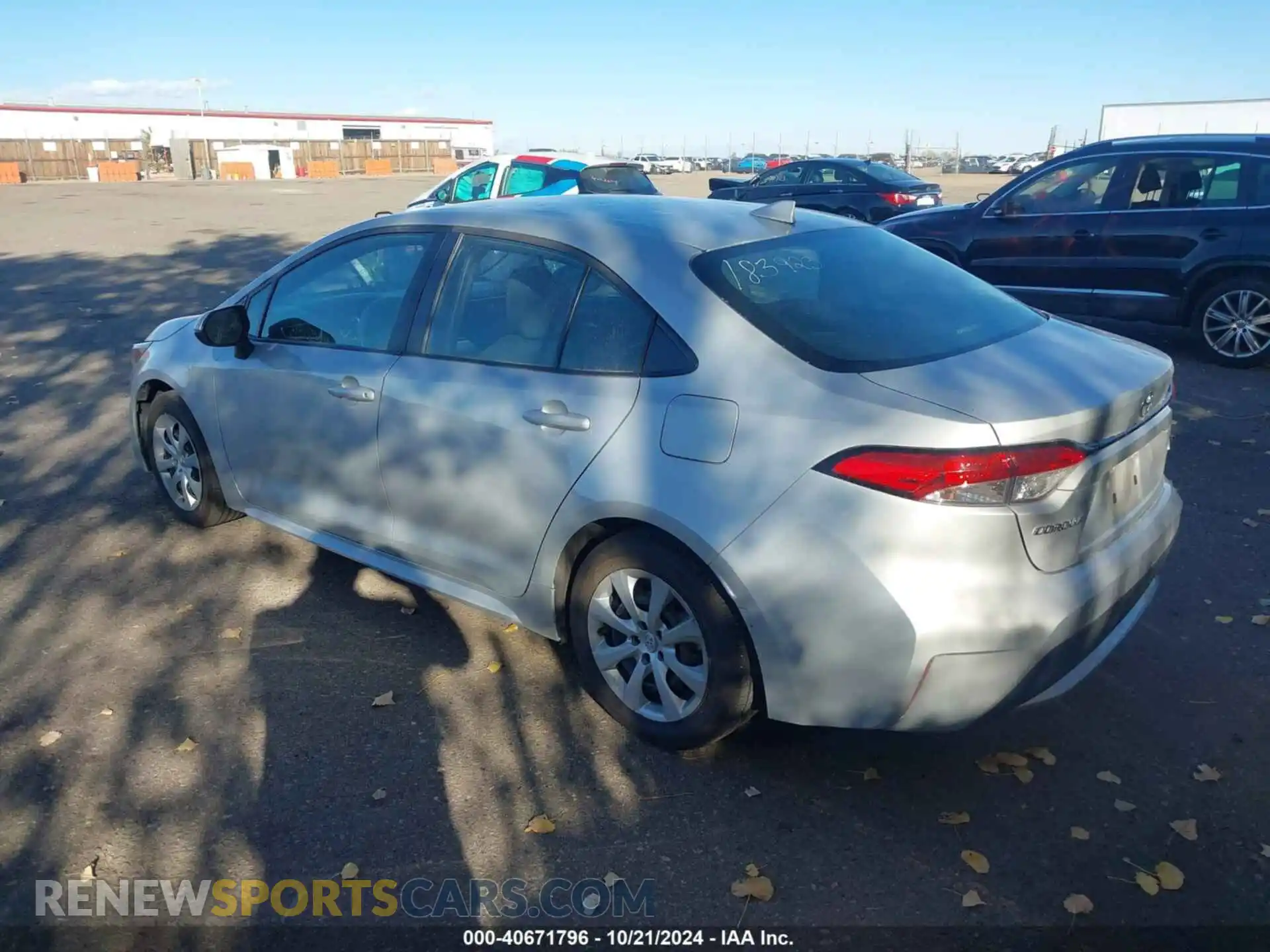 3 Photograph of a damaged car 5YFEPMAE8MP183923 TOYOTA COROLLA 2021