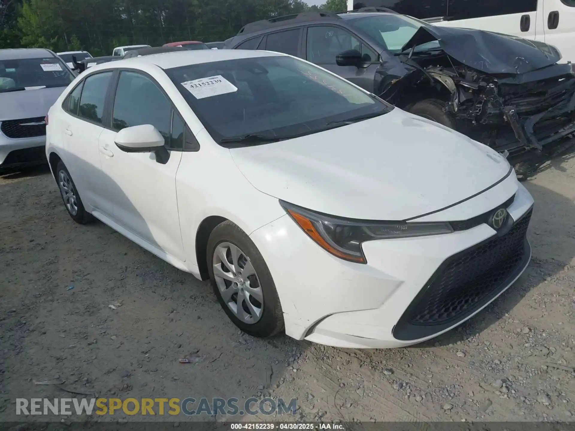 1 Photograph of a damaged car 5YFEPMAE8MP184585 TOYOTA COROLLA 2021