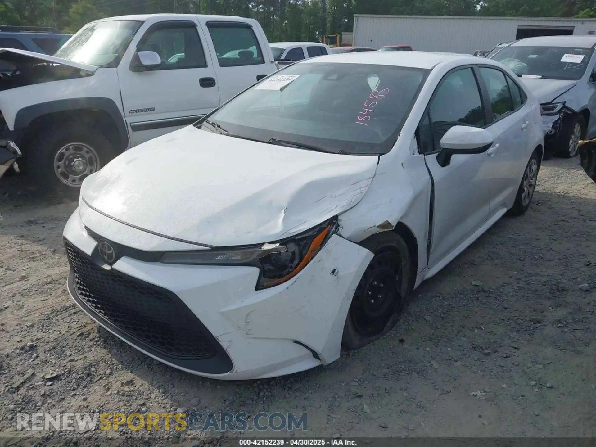 2 Photograph of a damaged car 5YFEPMAE8MP184585 TOYOTA COROLLA 2021