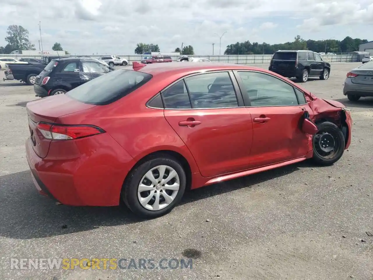 3 Photograph of a damaged car 5YFEPMAE8MP185428 TOYOTA COROLLA 2021