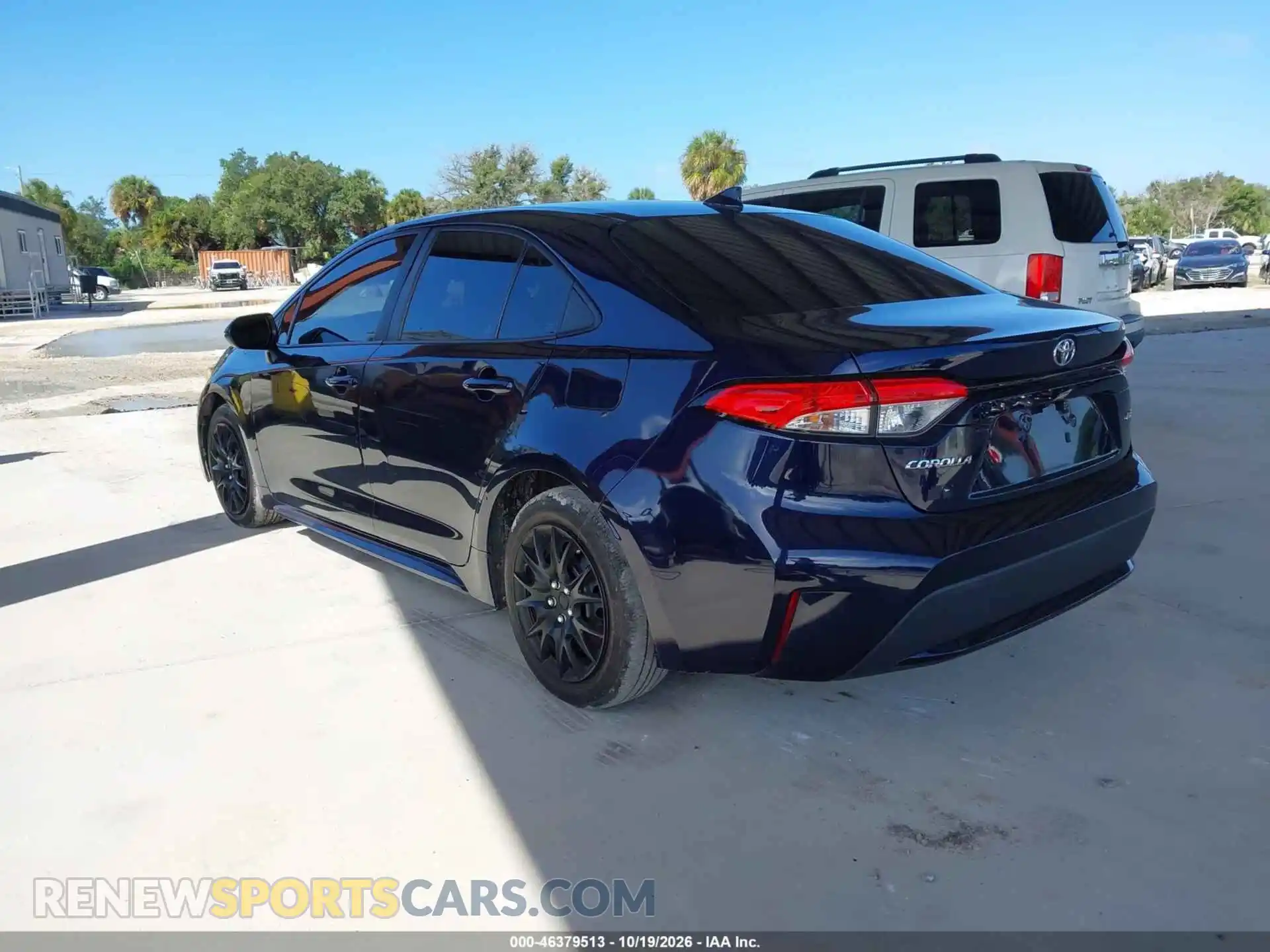 3 fotografías del automóvil dañado 5YFEPMAE8MP188510 TOYOTA COROLLA 2021