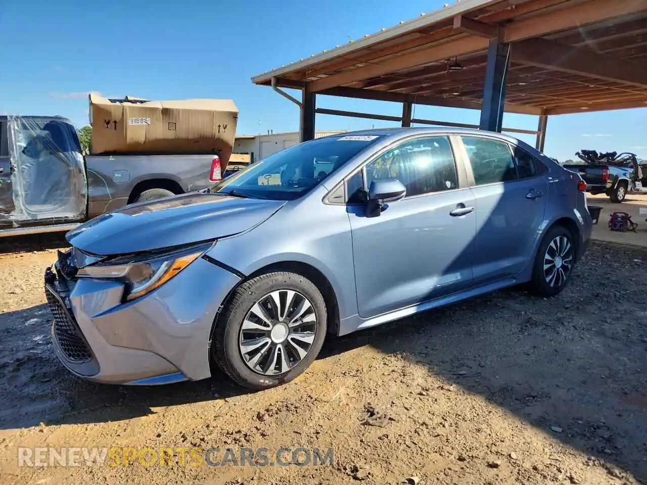 1 Photograph of a damaged car 5YFEPMAE8MP191178 TOYOTA COROLLA 2021