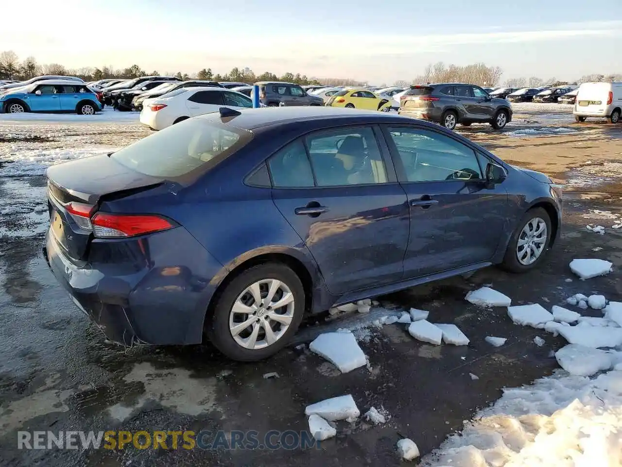 3 Photograph of a damaged car 5YFEPMAE8MP193559 TOYOTA COROLLA 2021