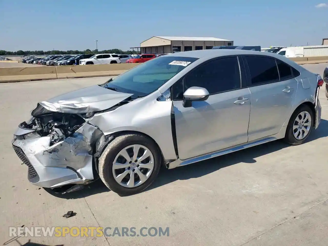 1 Photograph of a damaged car 5YFEPMAE8MP194064 TOYOTA COROLLA 2021