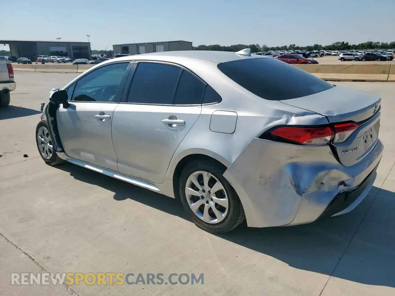 2 Photograph of a damaged car 5YFEPMAE8MP194064 TOYOTA COROLLA 2021