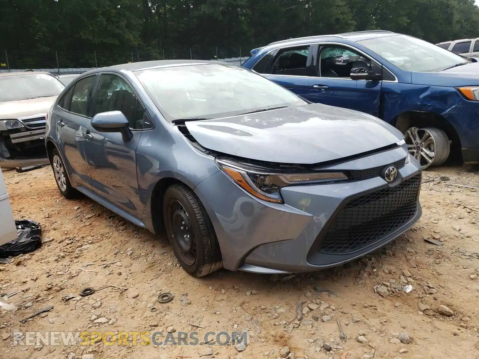 1 Photograph of a damaged car 5YFEPMAE8MP195263 TOYOTA COROLLA 2021