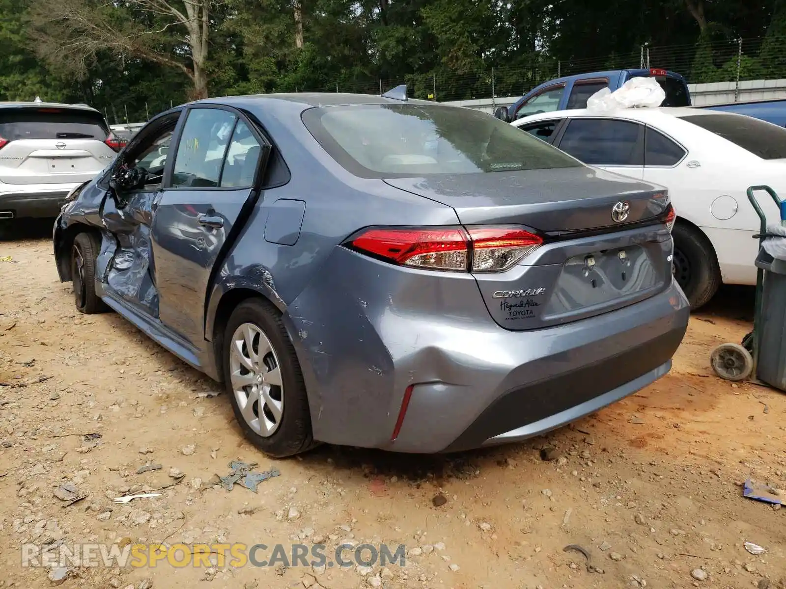3 Photograph of a damaged car 5YFEPMAE8MP195263 TOYOTA COROLLA 2021