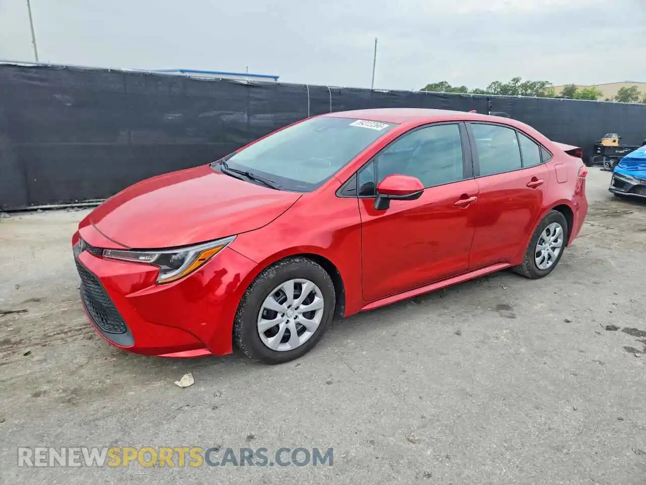 1 Photograph of a damaged car 5YFEPMAE8MP195344 TOYOTA COROLLA 2021