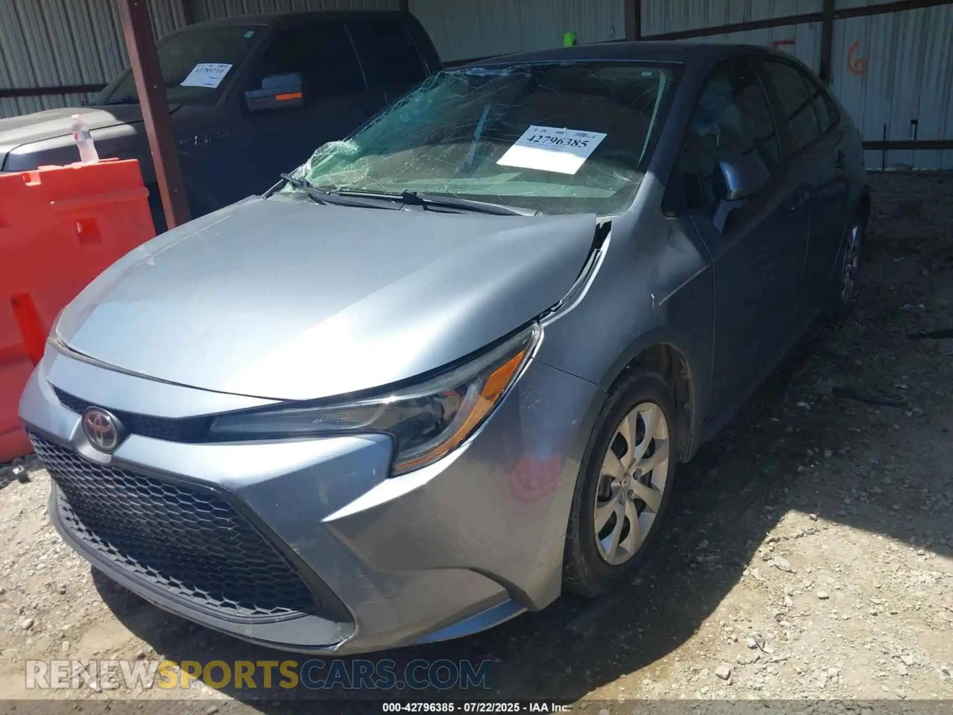 2 Photograph of a damaged car 5YFEPMAE8MP198602 TOYOTA COROLLA 2021