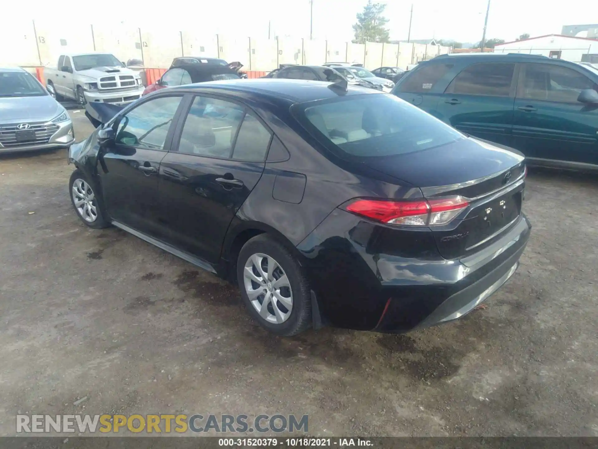 3 Photograph of a damaged car 5YFEPMAE8MP200669 TOYOTA COROLLA 2021