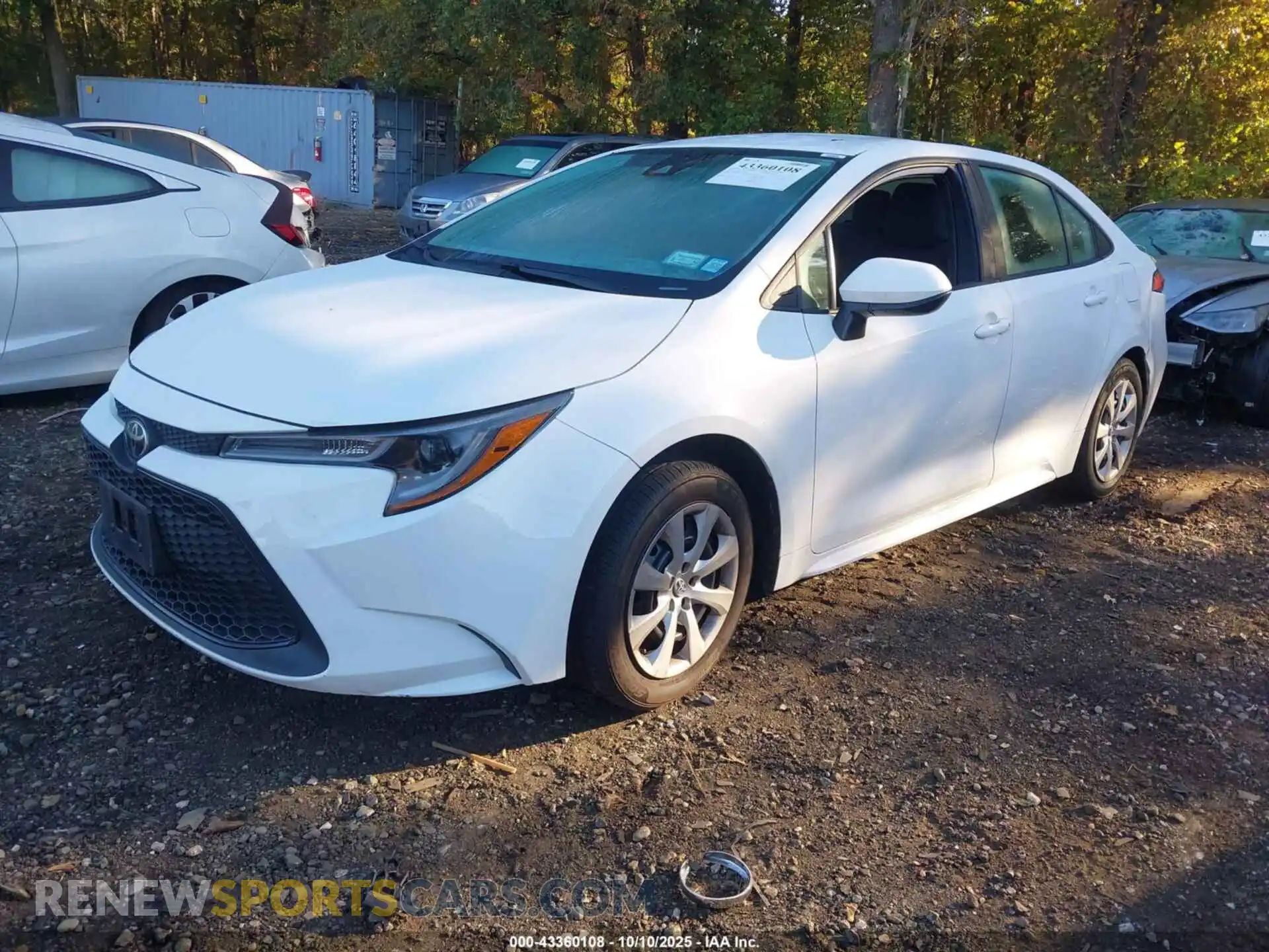 2 Photograph of a damaged car 5YFEPMAE8MP201062 TOYOTA COROLLA 2021