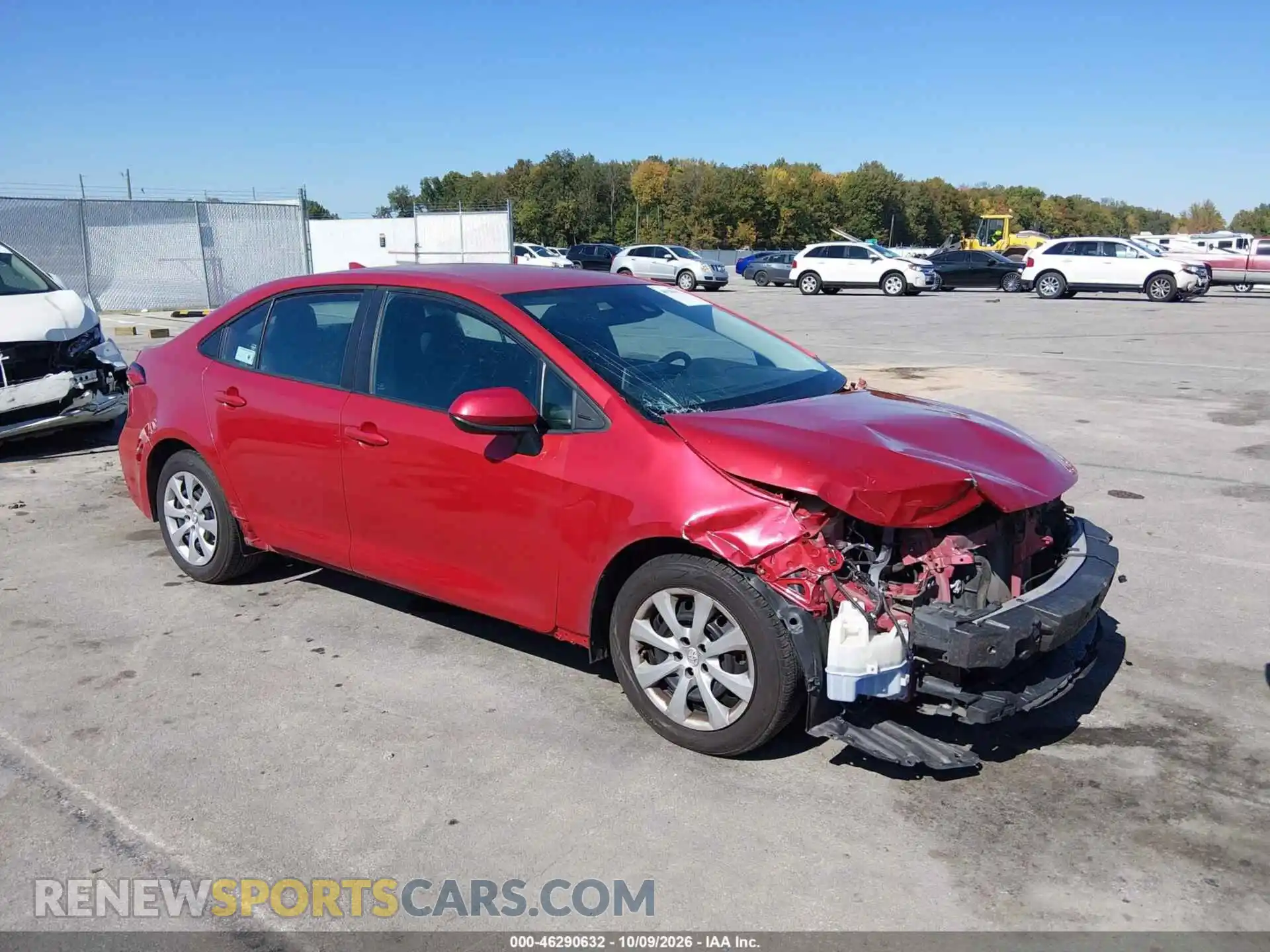 1 Фотография поврежденного автомобиля 5YFEPMAE8MP204639 TOYOTA COROLLA 2021