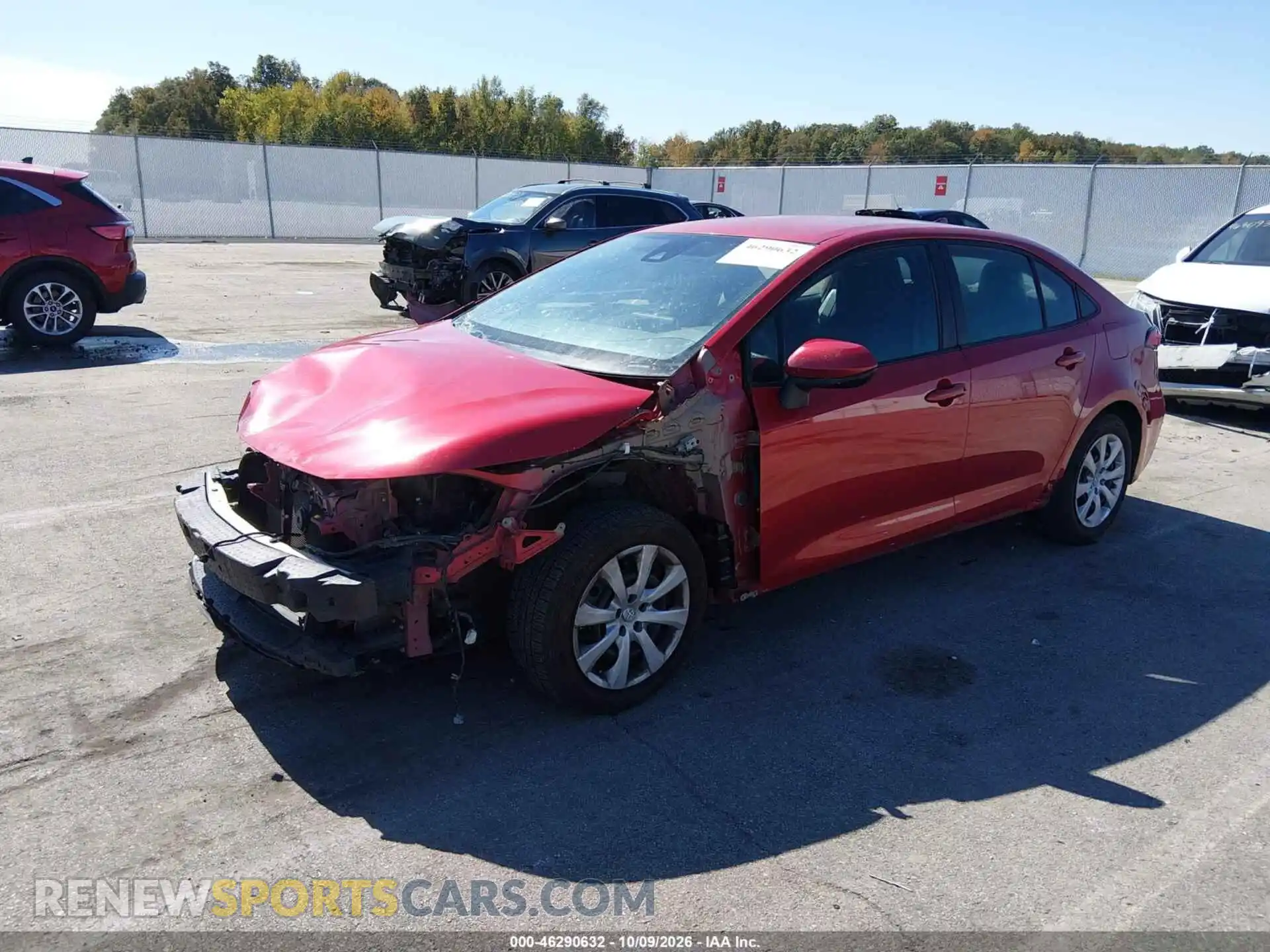 2 Фотография поврежденного автомобиля 5YFEPMAE8MP204639 TOYOTA COROLLA 2021
