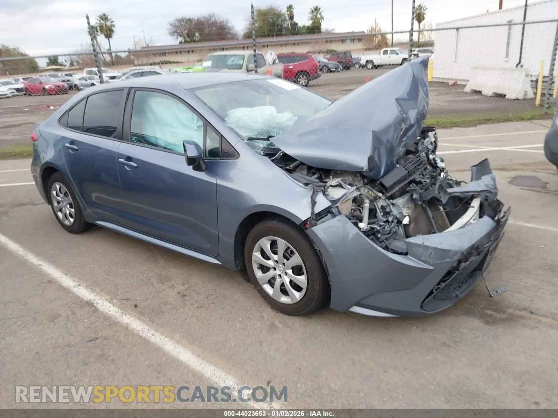 1 Photograph of a damaged car 5YFEPMAE8MP204978 TOYOTA COROLLA 2021