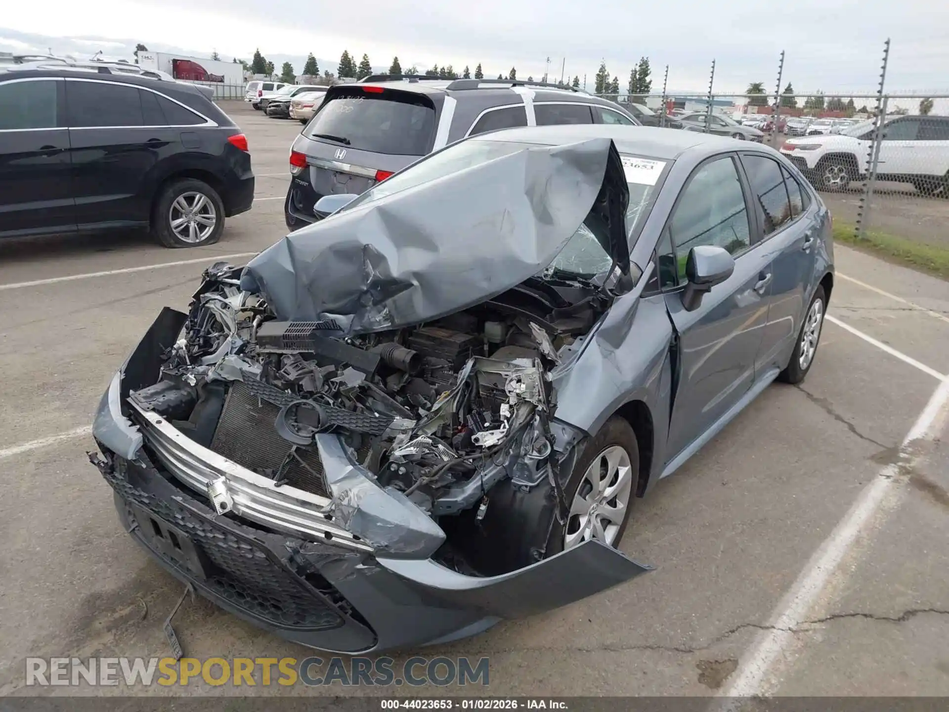 2 Photograph of a damaged car 5YFEPMAE8MP204978 TOYOTA COROLLA 2021