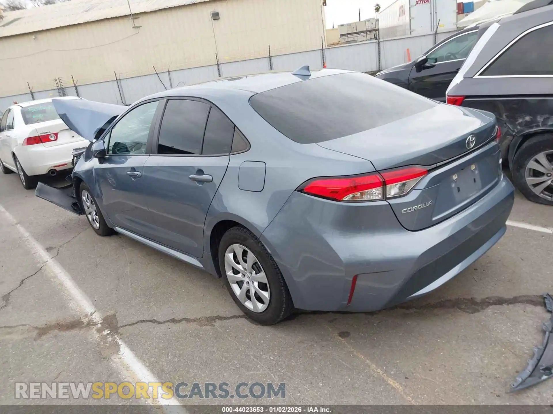 3 Photograph of a damaged car 5YFEPMAE8MP204978 TOYOTA COROLLA 2021