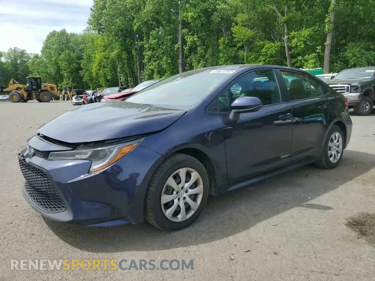 1 Photograph of a damaged car 5YFEPMAE8MP205029 TOYOTA COROLLA 2021