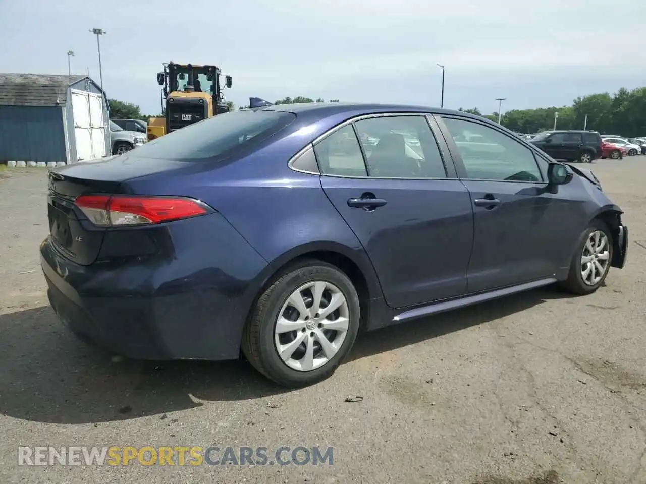 3 Photograph of a damaged car 5YFEPMAE8MP205029 TOYOTA COROLLA 2021