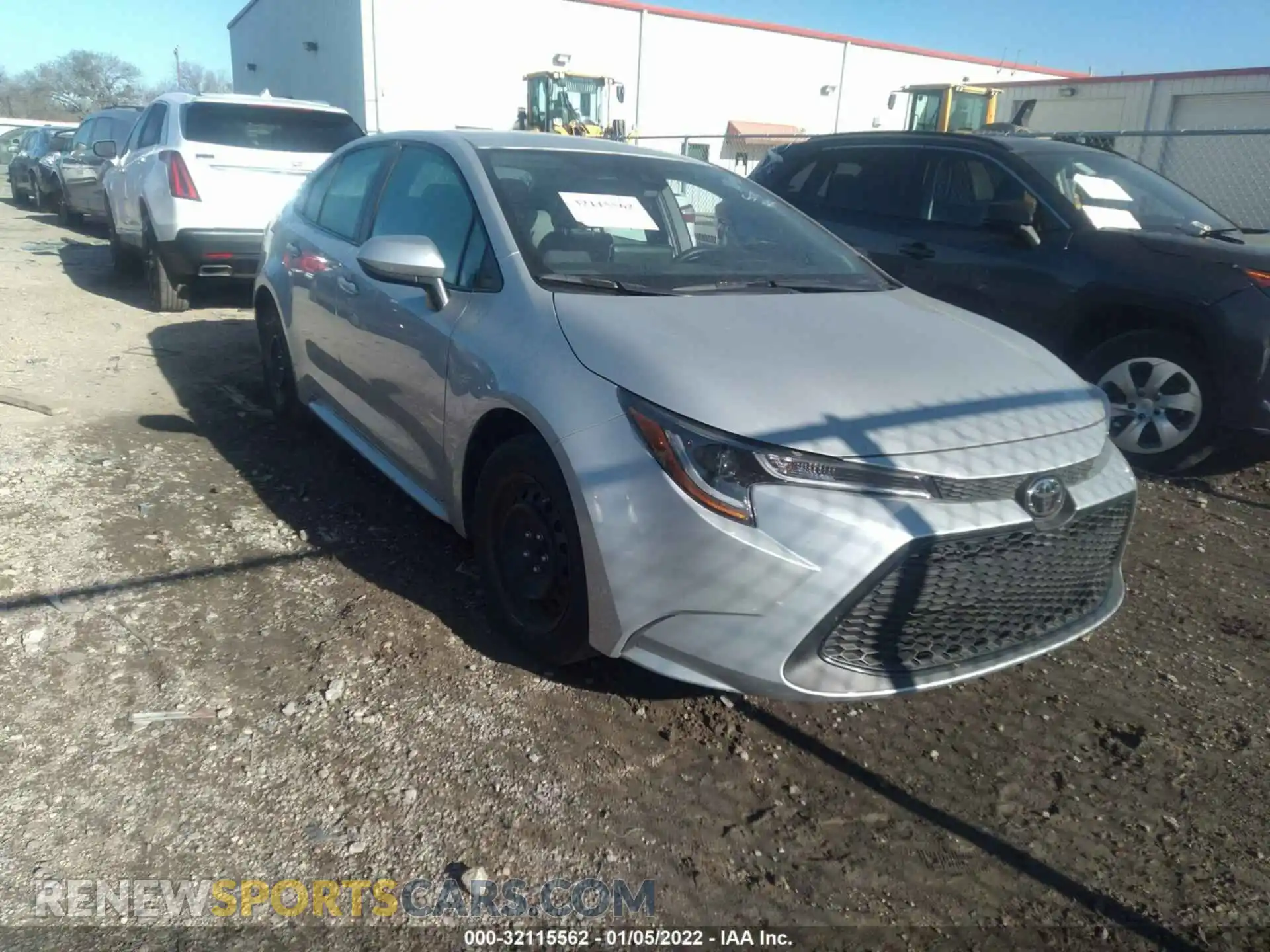 1 Фотография поврежденного автомобиля 5YFEPMAE8MP206116 TOYOTA COROLLA 2021