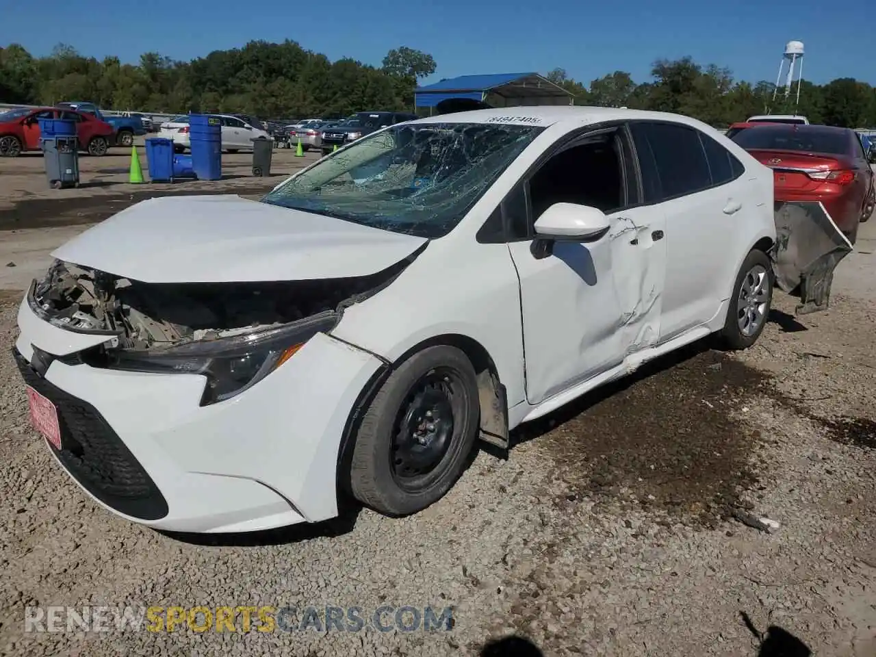 1 Photograph of a damaged car 5YFEPMAE8MP208383 TOYOTA COROLLA 2021