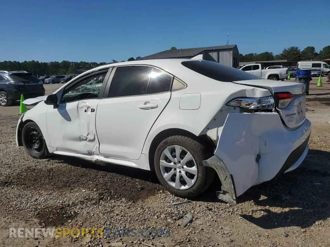 2 Photograph of a damaged car 5YFEPMAE8MP208383 TOYOTA COROLLA 2021
