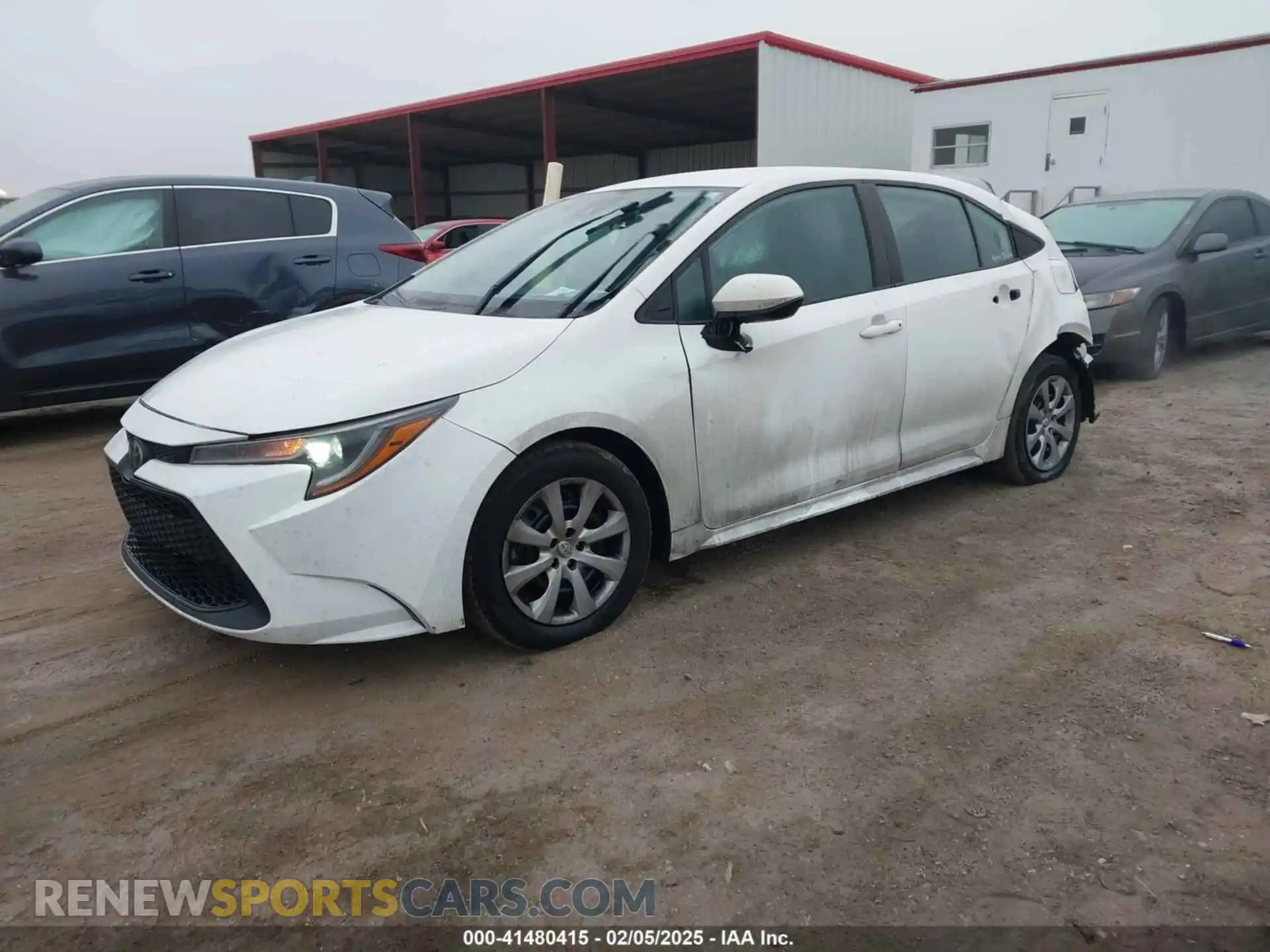 2 Photograph of a damaged car 5YFEPMAE8MP210974 TOYOTA COROLLA 2021