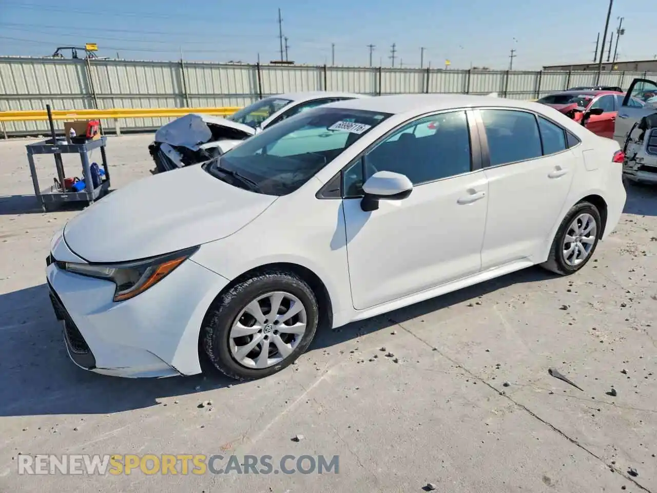 1 Photograph of a damaged car 5YFEPMAE8MP212157 TOYOTA COROLLA 2021