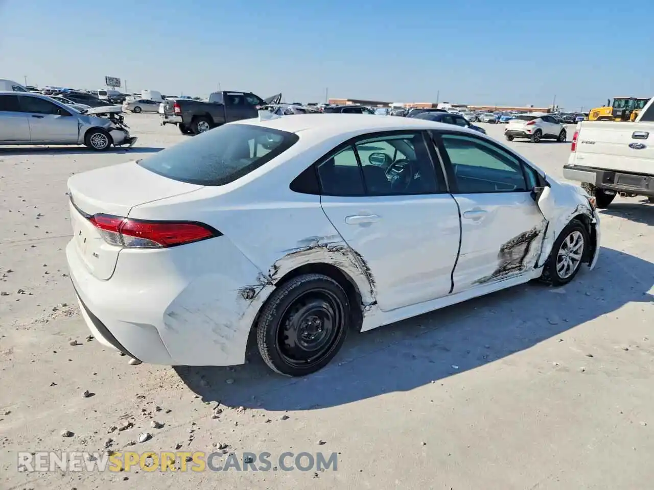 3 Photograph of a damaged car 5YFEPMAE8MP212157 TOYOTA COROLLA 2021