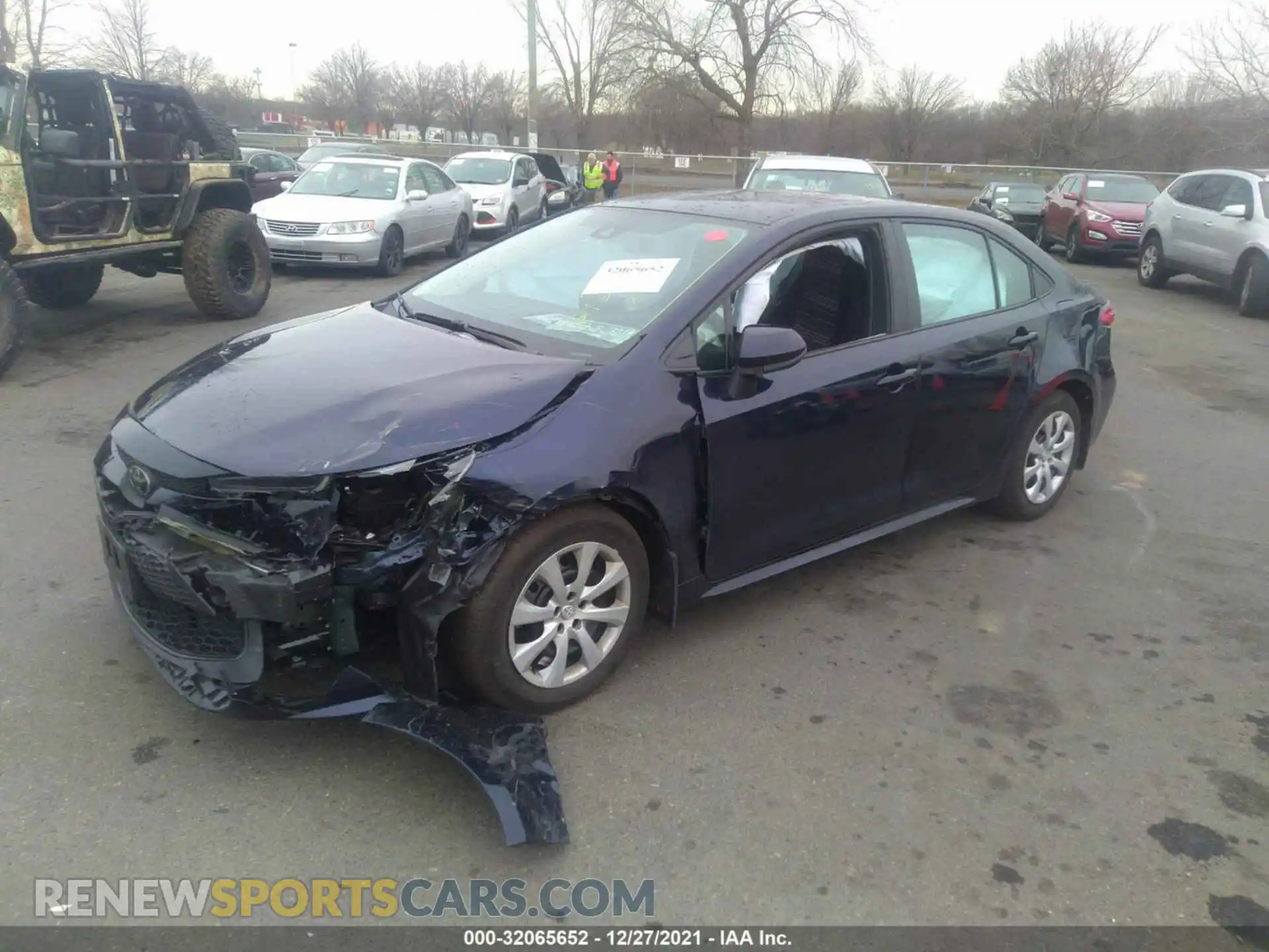 2 Фотография поврежденного автомобиля 5YFEPMAE8MP212305 TOYOTA COROLLA 2021