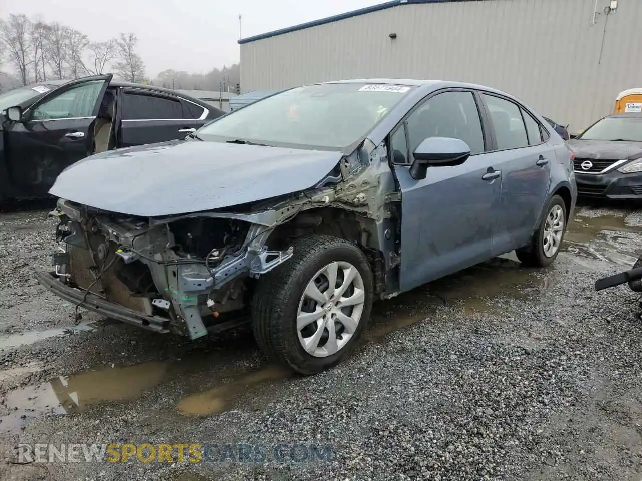 1 Photograph of a damaged car 5YFEPMAE8MP213406 TOYOTA COROLLA 2021