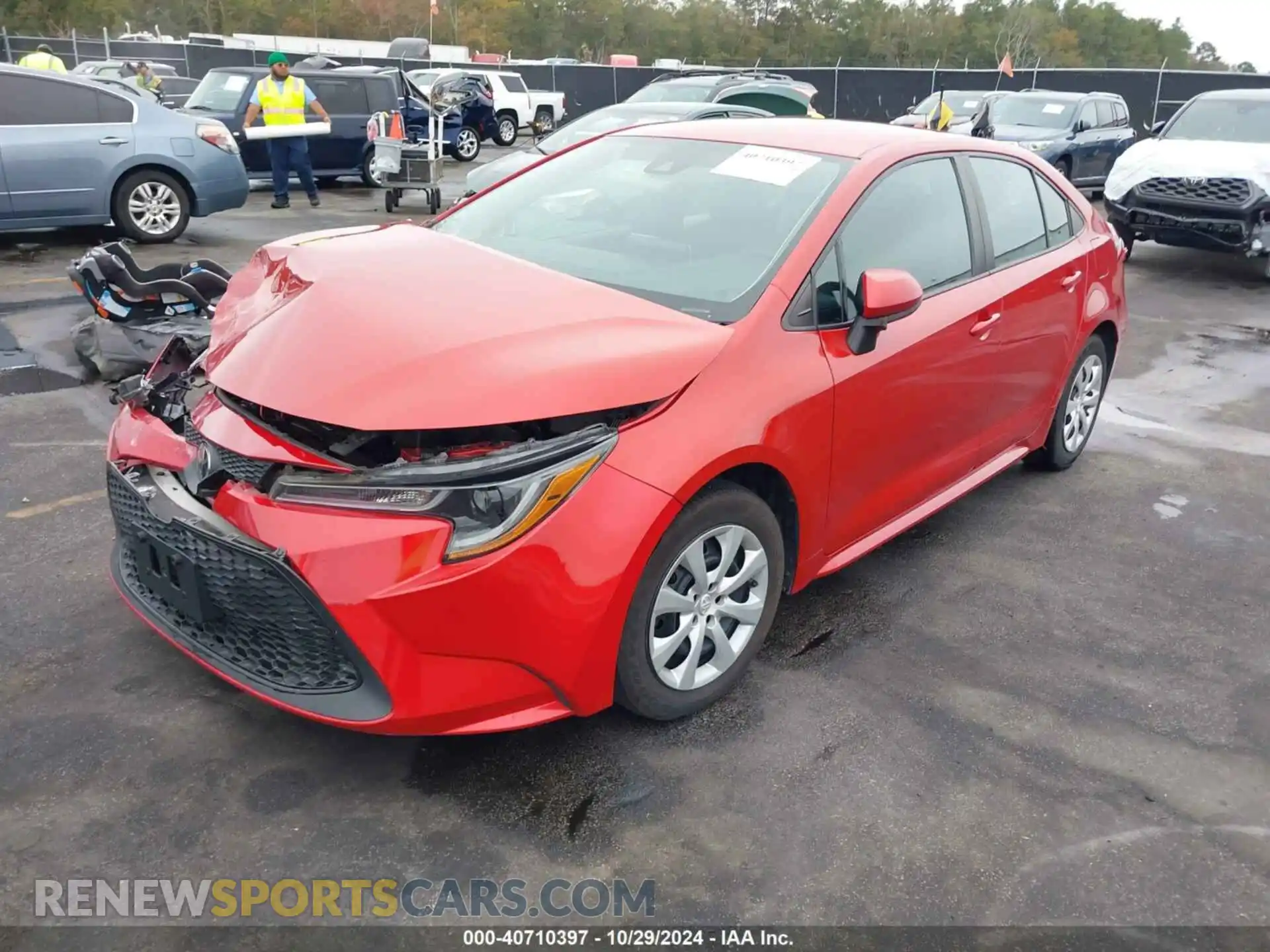 2 Photograph of a damaged car 5YFEPMAE8MP213616 TOYOTA COROLLA 2021