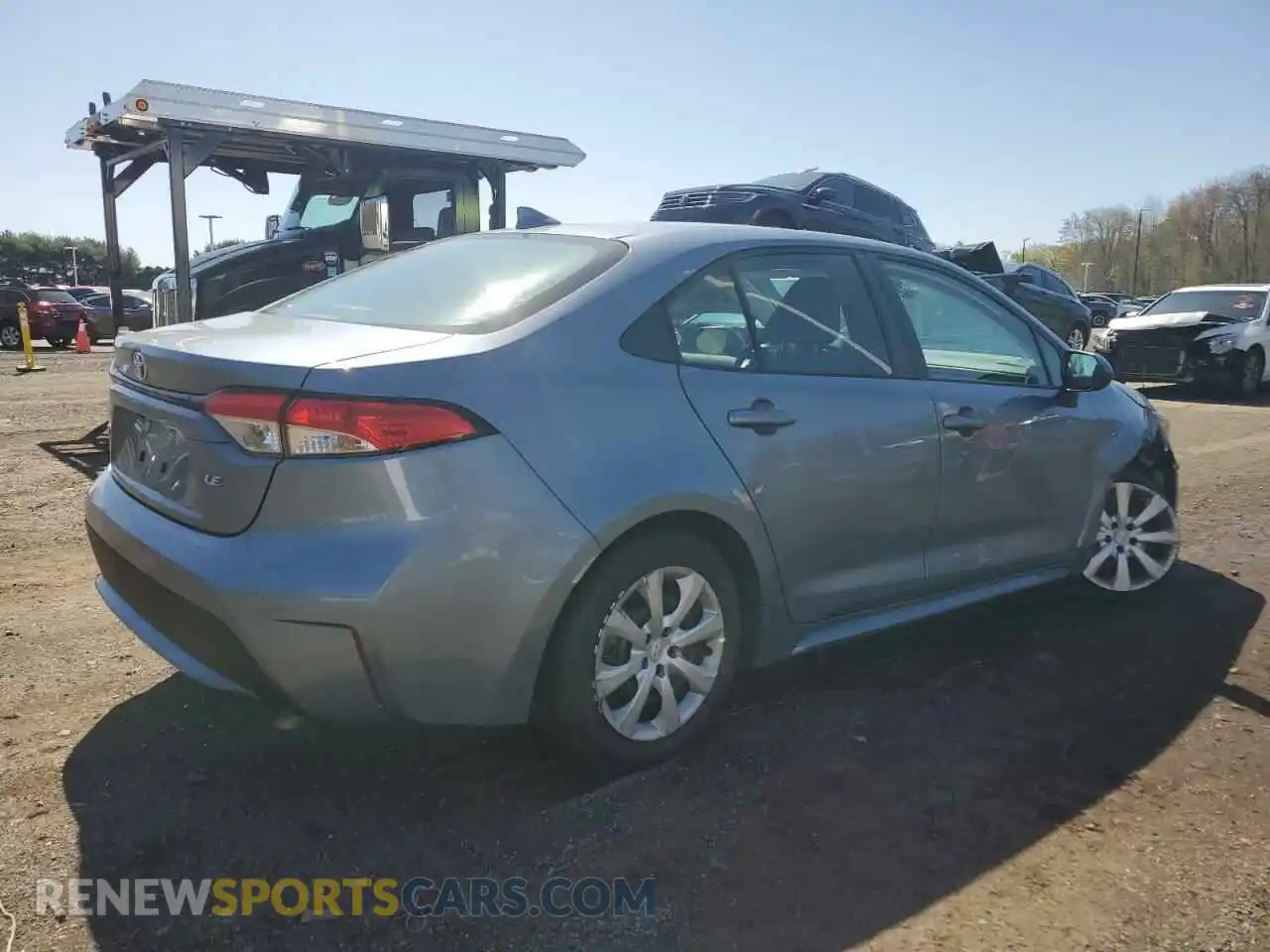 3 Photograph of a damaged car 5YFEPMAE8MP213874 TOYOTA COROLLA 2021