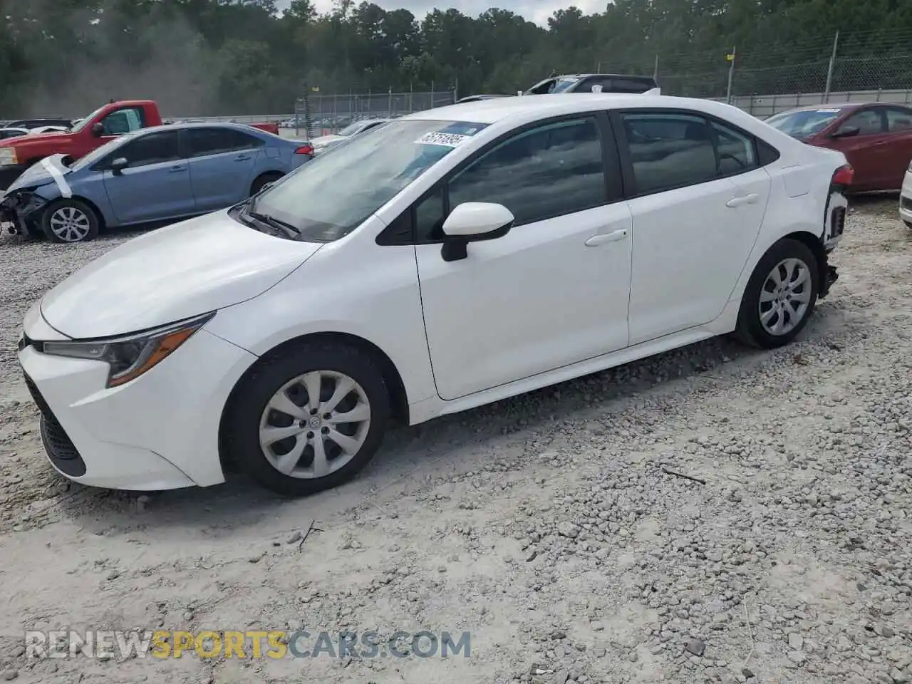 1 Photograph of a damaged car 5YFEPMAE8MP214264 TOYOTA COROLLA 2021
